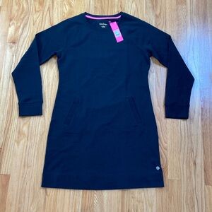 Lilly Pulitzer Beach Comber Dress in Black Terry - NWT